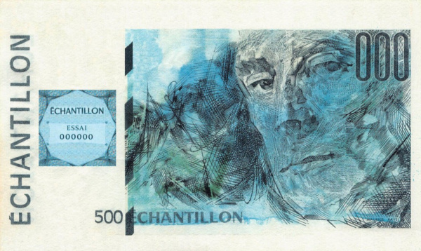 Банкнота пробная «Echantillon»
